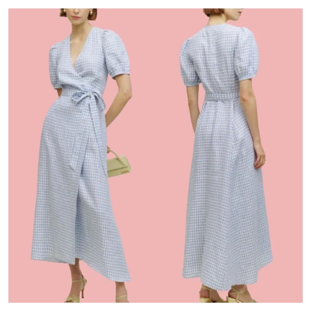 Reformation Weiss wrap dress